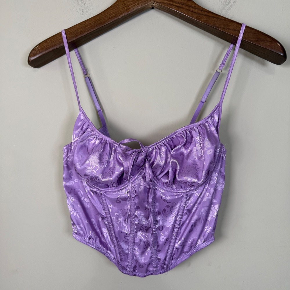 Out From Under Urban Outfitters Lilac Modern Love Corset Medium Fairy Mermaid